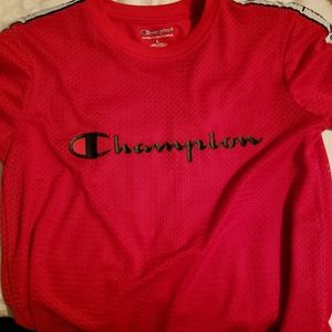 Champion red shirt